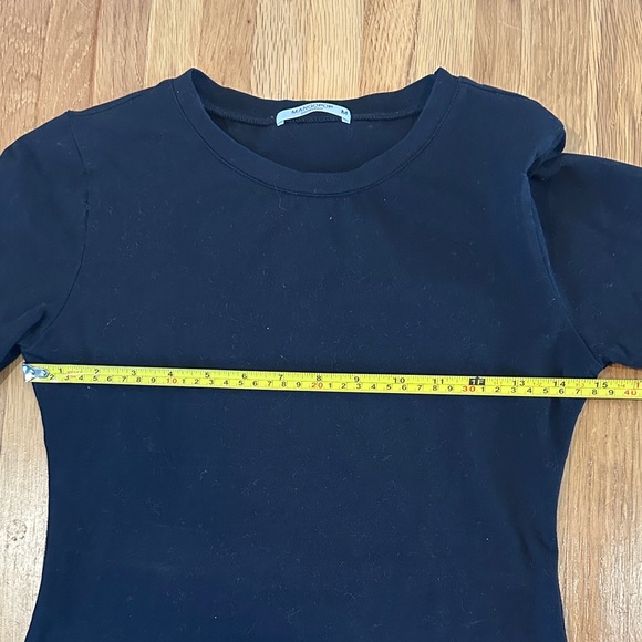 Mangopop | Women’s Black Long Sleeve Bodysuit - Picture 7 of 13